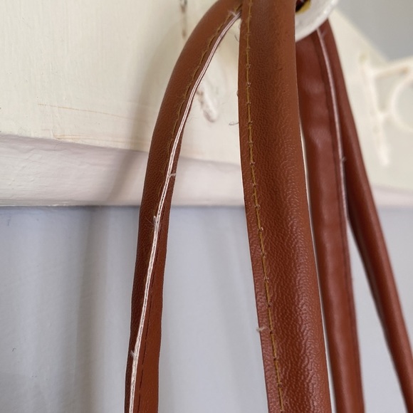 STRAW boho woven market basket bag - Picture 3 of 13